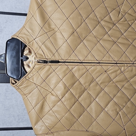 Pamela McCoy Butterscotch Leather Jacket Size XS - Picture 2 of 6